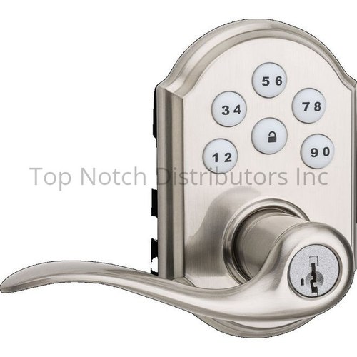Kwikset 912TNLZW500-15S CP Z-Wave Tustin Lever Smartcode Deadbolt, Satin Nickel Finish