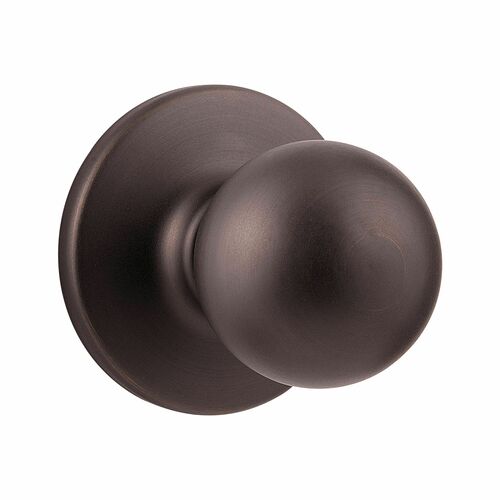 Kwikset 966P 11P UNIV Polo Knob Interior Single Cylinder Trim for 800/687 Series, Venetian Bronze