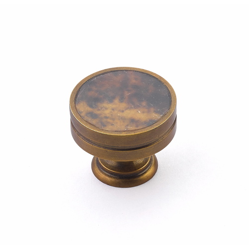 Schaub 990-PEN-ED Schaub Tiger Penshell Cabinet Knob, 1-3/8