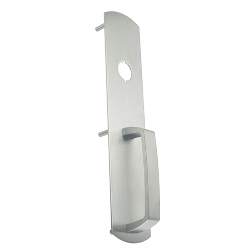 Von Duprin 990NLR26D Night Latch Pull Trim for 98/99 Rim, Vertical, Satin Chrome Finish