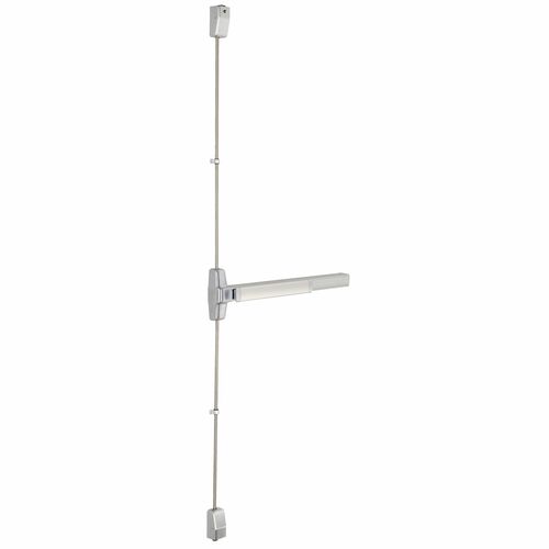 Von Duprin 9927EO26D3 3' Surface Vertical Rod Exit Device, Grooved Case, Satin Chrome Finish