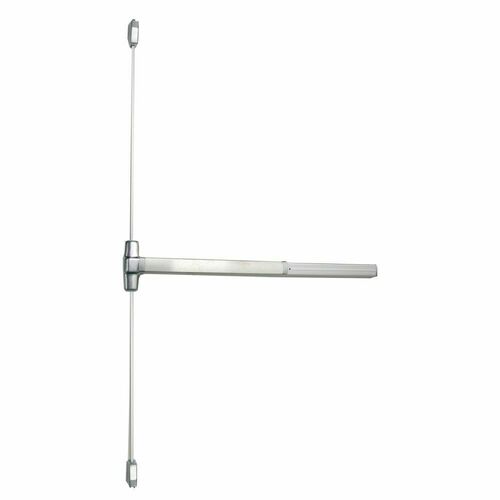 Von Duprin 9927EO26D4 4' Surface Vertical Rod Exit Device, Grooved Case, Satin Chrome Finish
