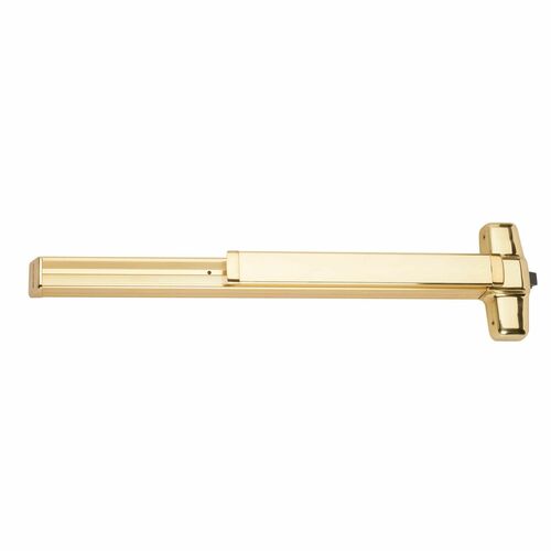 Von Duprin 99EO33 3' Rim Grooved Exit Device, 605 Bright Brass Finish