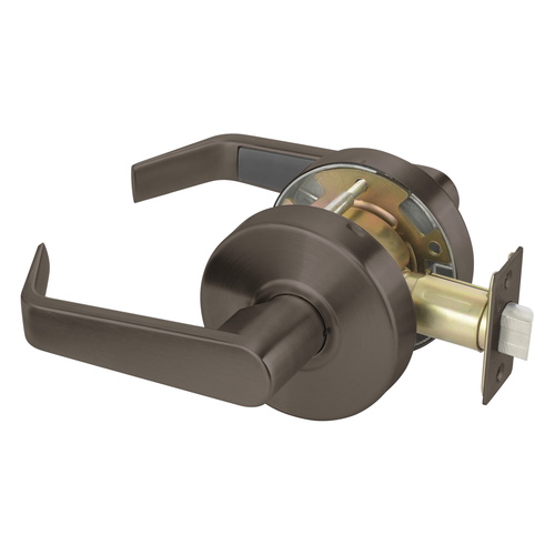 Accentra AU4601LN613E Augusta Passage Lever Grade 2 Lock, MCP234 Latch, Oil Rubbed Bronze Finish