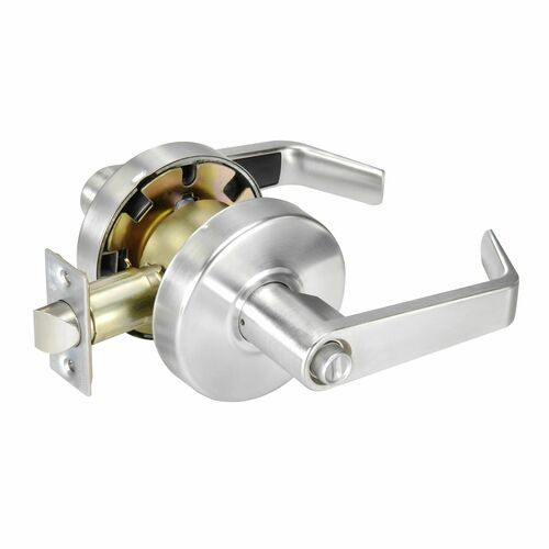 Accentra AU4602LN626 Augusta Privacy Lever Grade 2 Lock, MCP234 Latch, Satin Chrome Finish