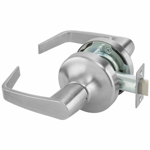Accentra AU4701LN626 Augusta Passage Lever Grade 1 Lock, 693 Latch, Satin Chrome Finish