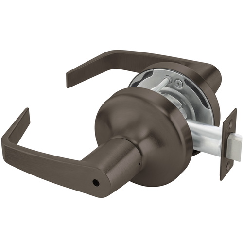 Accentra AU4702LN613E Augusta Grade 1 Privacy Lever Lock with 693 Latch, Oil Rubbed Bronze Finish