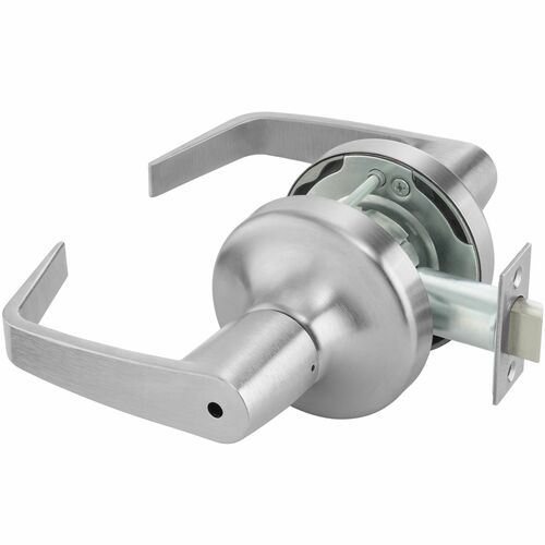 Accentra AU4702LN626 Augusta Grade 1 Privacy Lever Lock, Satin Chrome, 693 Latch, 497-114 Strike