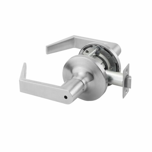 Accentra AU5402LN626 Augusta Grade 1 Privacy Lever Lock, Satin Chrome, 693 Latch, 497-114