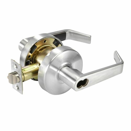 Accentra BAU4605LN626 Augusta Grade 2 Cylindrical Lock, Interchangeable Core, Satin Chrome