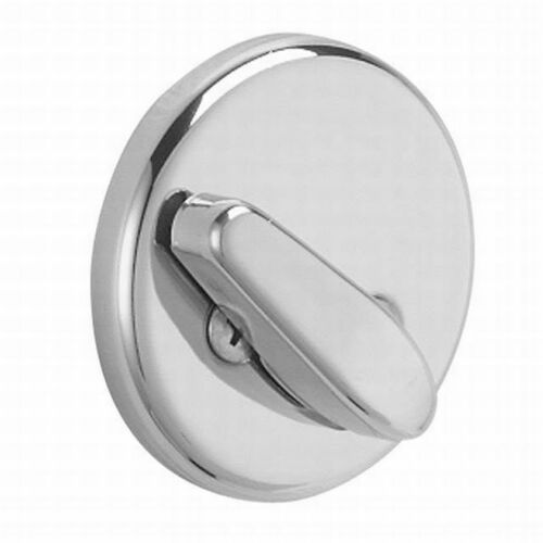 Schlage B80625 One Sided Deadbolt with 12287 Latch and 10116 Strike Bright Chrome Finish