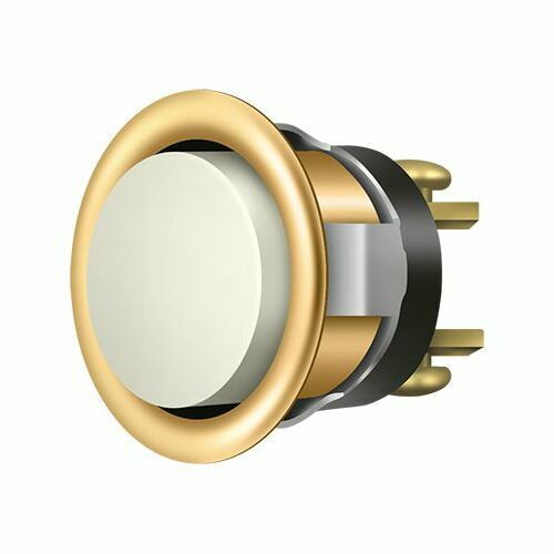 Deltana BBC20-REPLCR003 Lifetime Brass Finish Replacement Bell Button