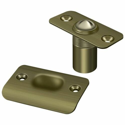 Deltana BC218RU5 Antique Brass Round Corner Ball Catch