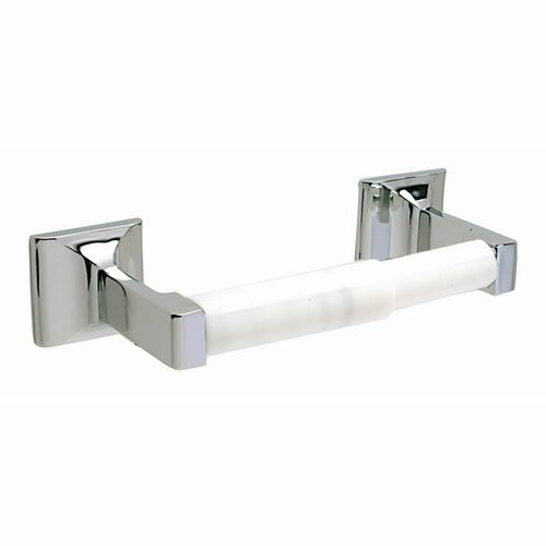 Pamex BC2CP41 Pamex Campbell Surface Paper Holder, White Roller, Bright Chrome Finish