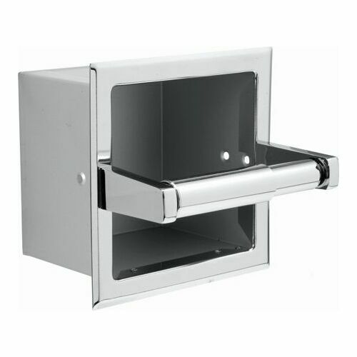 Pamex BC3CP44 Pamex Recessed Extra Paper Holder - Bright Chrome Finish