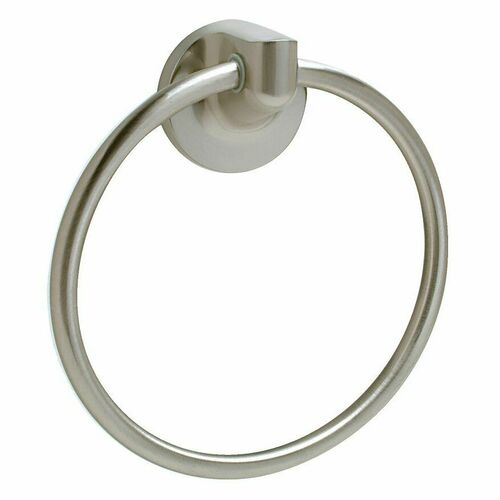 Pamex BC5SN30 Pamex Seal Beach Metal Towel Holder - Satin Nickel Finish