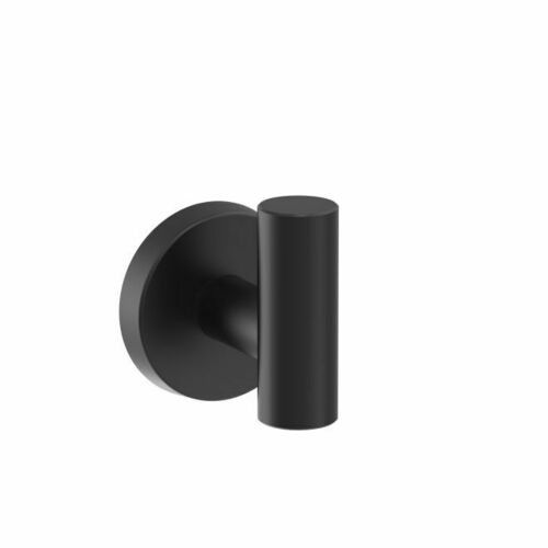 Amerock BH26542MB Arrondi Matte Black Single Robe Hook