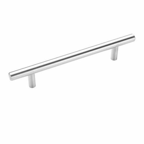 Amerock BP19541CSG9 128mm Carbon Bar Pull in Sterling Nickel