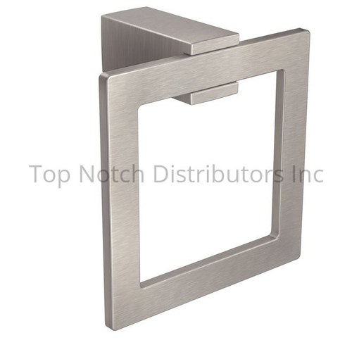 Moen BP3786BN Square Closed Towel Ring in Brushed Nickel