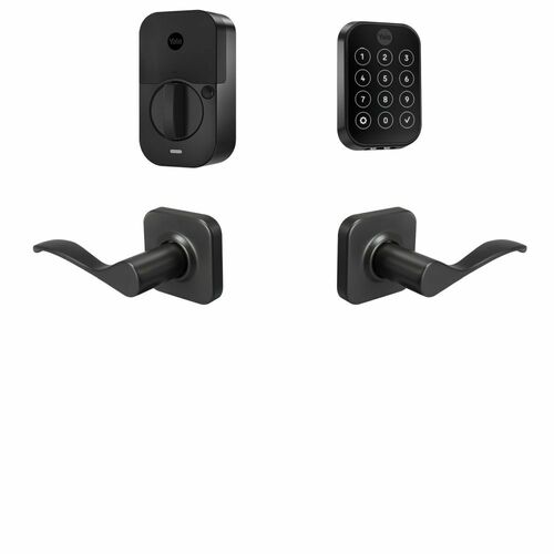 Yale BYRD450WF1NWBSP Yale Assure Lock 2 Bundle Key-Free Touchscreen Wi-Fi Deadbolt Norwood Lever