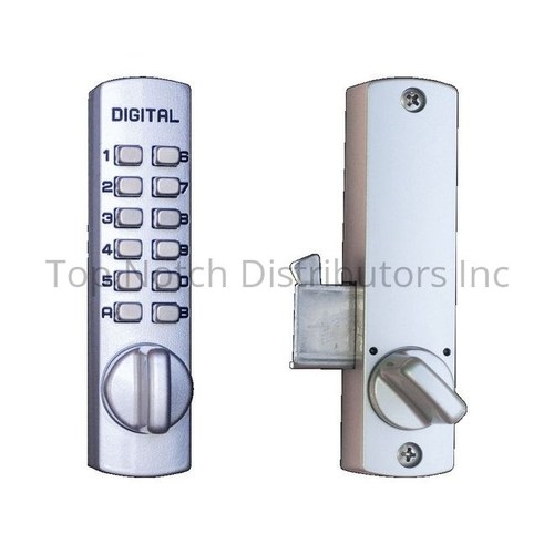 Lockey USA C150SCMG Keyless Hook Bolt Lock - Satin Chrome, Marine Grade Finish