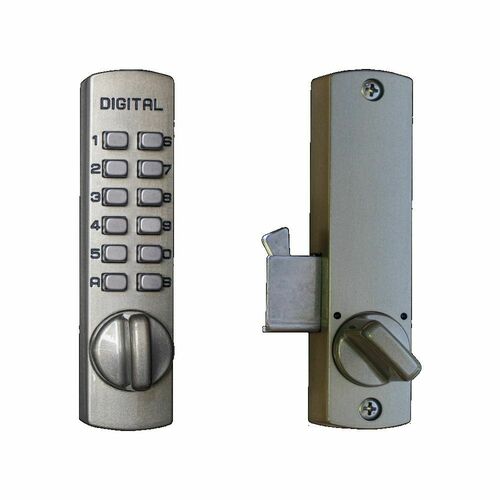 Lockey USA C150SN Keyless Hook Bolt Lock - Satin Nickel Finish