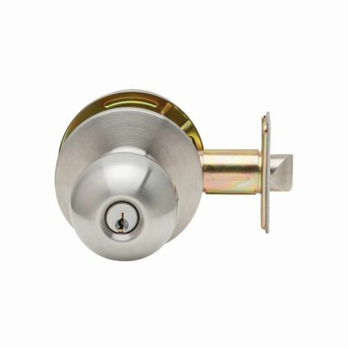 Dexter C2000-ENTR-B-630-KDC Grade 2 Ball Knob Cylindrical Lock, C Keyway, 2-3/4