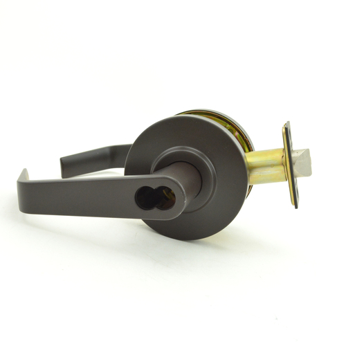 Dexter C2000-ENTR-R-613-SFIC Grade 2 Regular Lever Cylindrical Lock, Small Format IC, Oil Rubbed Bronze