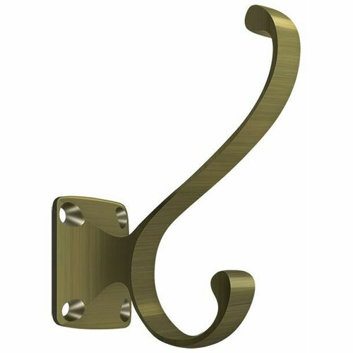 Deltana CAHH35U5 Heavy Duty Antique Brass Coat Hat Hook