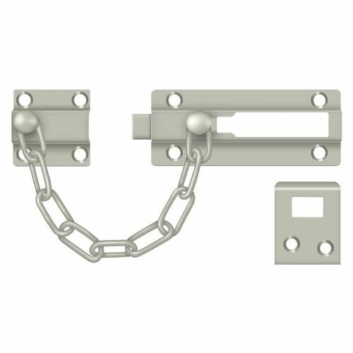 Deltana CDG35U15 Brushed Nickel Door Guard Chain Bolt