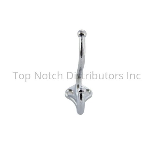 Pride CH81160PC Polished Chrome Vertical Double Coat Hook
