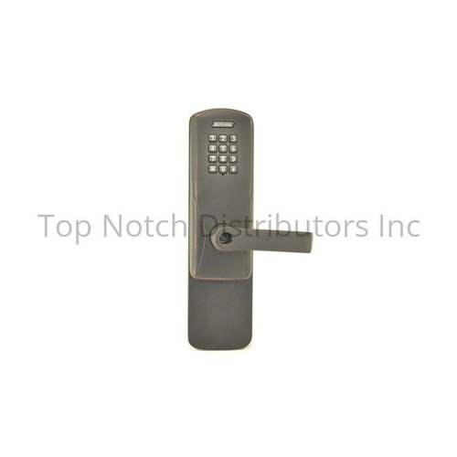 Schlage CO100993R70KPRHO643E Rhodes Aged Bronze Keypad Electronic Lock for Classroom/Storeroom