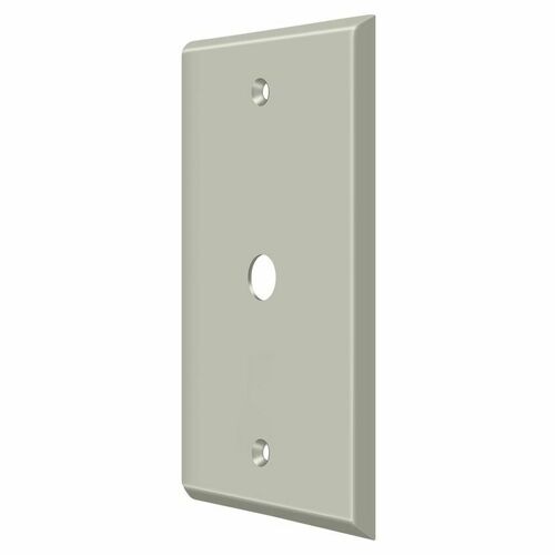 Deltana CPC4764U15 Brushed Nickel Switch Cable Cover Plate