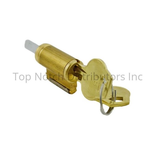 Corbin Russwin CR200003360659D2 Key-in Lever Cylinder, 6-Pin 59D2 Keyway, Satin Brass Finish