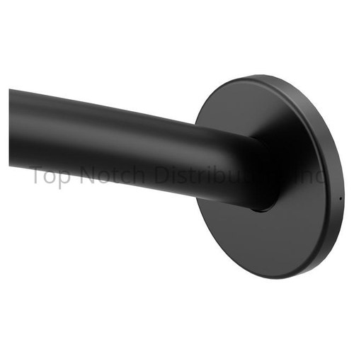 Moen CSR2145BL 5 ft. Wall Mount Curved Shower Rod in Matte Black