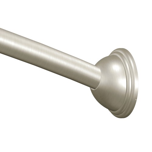 Moen CSR2165BN 60 in. Fixed Curved Shower Rod in Brushed Nickel