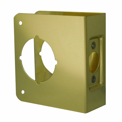Don-Jo CW81PB Classic Wrap-Around for Cylindrical Lock, 2-1/8