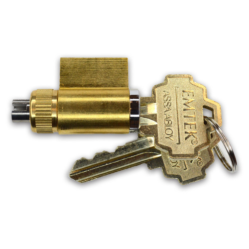 Emtek CY4-PSCHCTS2-US26 Single Keyed Knob/Lever, Schlage C Cylinder, US26/US14/US15 Finishes