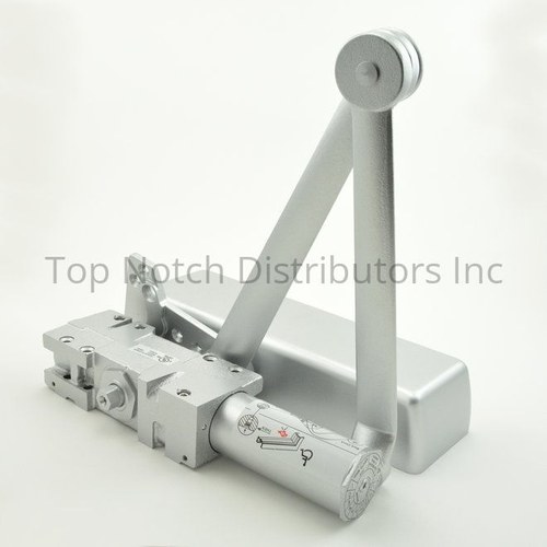 Dexter DCH1000ASTDFCRWPA689 Heavy Duty Surface Mount Door Closer, Full Cover, Aluminum Finish