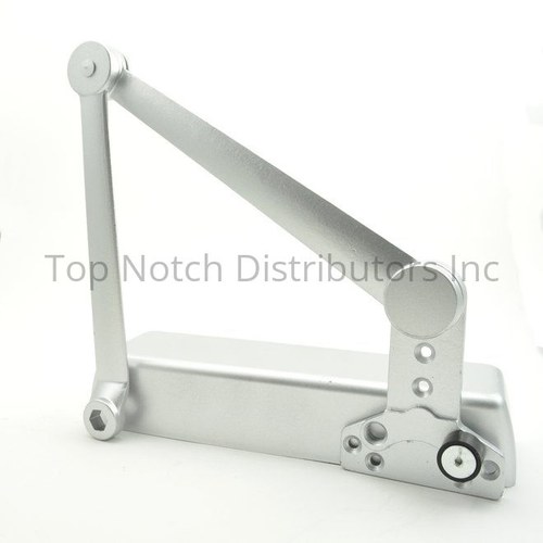 Dexter DCH4000STDFCDS689 Heavy Duty Surface Mount Door Closer with Dead Stop Arm, Aluminum Finish