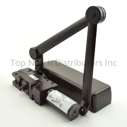 Dexter DCH4000STDFCDS695 Heavy Duty Surface Mount Door Closer, Dark Bronze, Full Cover, Dead Stop Arm