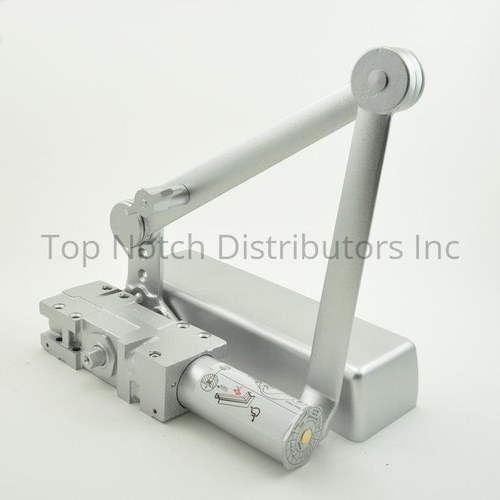 Dexter DCH4000STDFCDSHO689 Heavy Duty Surface Mount Door Closer with Dead Stop, Aluminum Finish