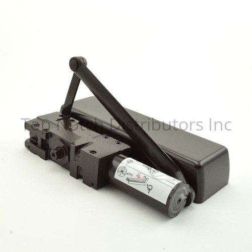 Dexter DCH4000STDFCHWPA695 Heavy Duty Surface Mount Door Closer, Dark Bronze, Hold Open Arm