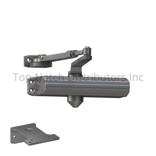 Dexter DCL2000STDLCHWPA689 Light Duty Surface Mount Door Closer, Hold Open Arm, Aluminum Finish