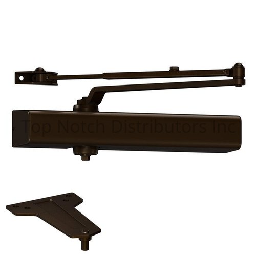 Dexter DCM1000STDSMRWPA695 Medium Duty Surface Mount Door Closer, Slim Cover, Dark Bronze Finish