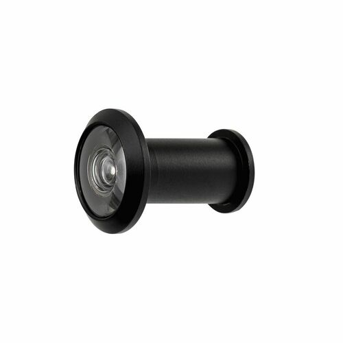Pamex DD01180ULBL Pamex UL 180 Door Viewer, Matte Black, 1-3/8