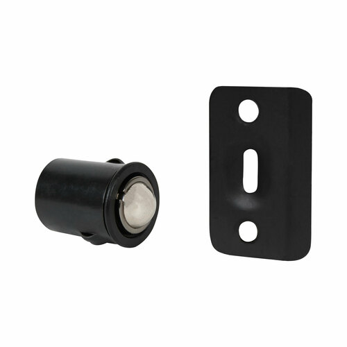 Pamex DD0530BL Pamex Adjustable Ball Catch - Drive-In Style, Matte Black Finish