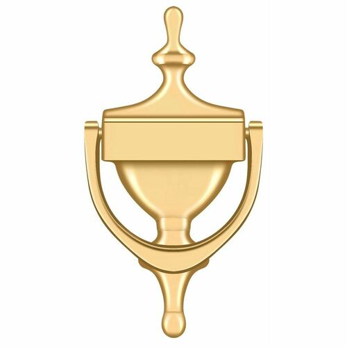 Deltana DK7356CR003 Victorian Brass Finish Door Knocker