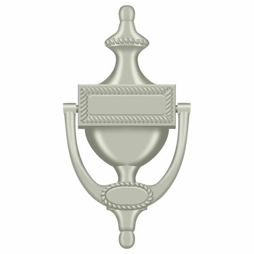 Deltana DKR75U15 Victorian Rope Door Knocker in Brushed Nickel
