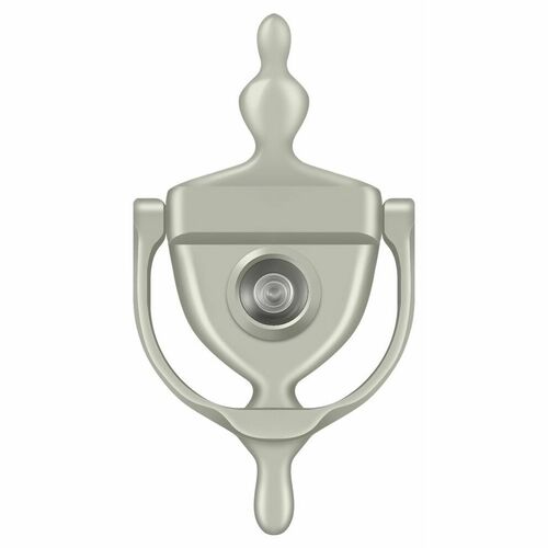 Deltana DKV630U15 Brushed Nickel Door Knocker with Viewer